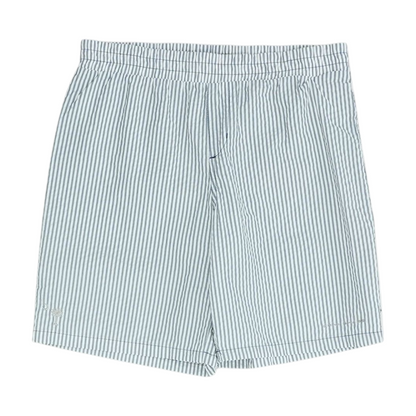 Blue Striped Active Shorts