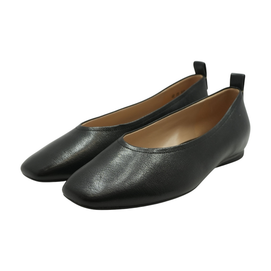 Black Slip-On Flats