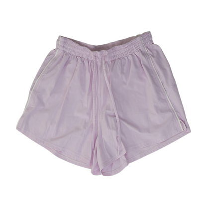 Purple Solid Active Shorts