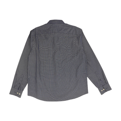 Blue Striped Long Sleeve Button Down