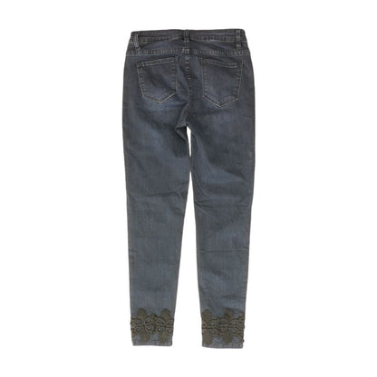 Navy Solid Skinny Leg Jeans