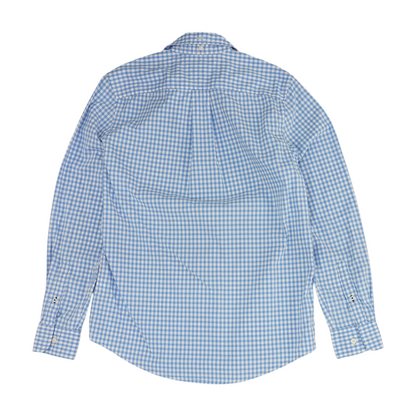 Blue Check Long Sleeve Button Down