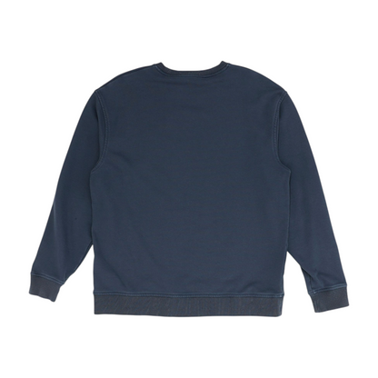 Navy Solid Sweatshirt Pullover