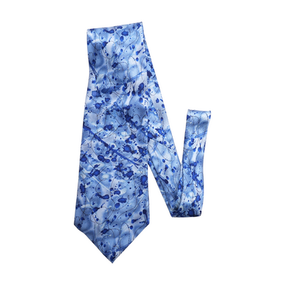 Blue Abstract Neck Tie