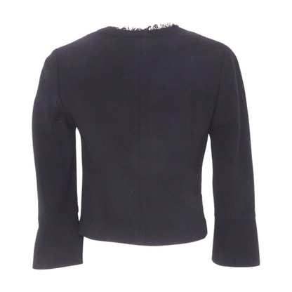 Black Solid Blazer