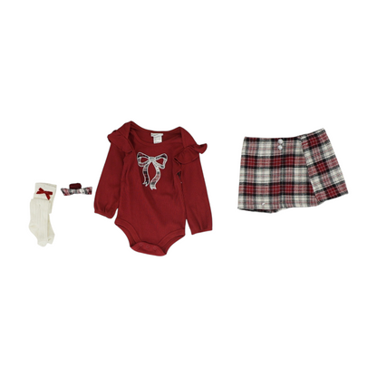 Red Long Sleeve Set
