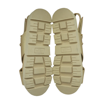 Gold Flat Sandals