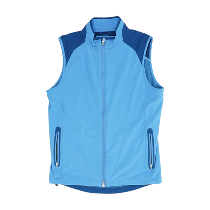 Blue Color Block Active Vest