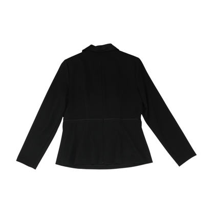 Black Solid Blazer