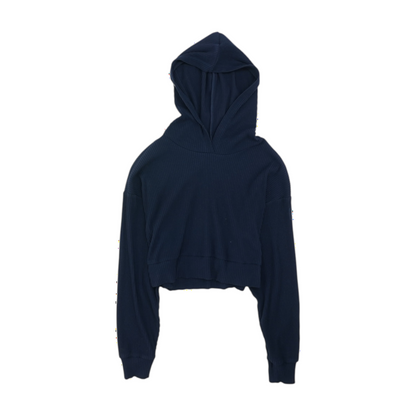 Navy Solid Hoodie Pullover