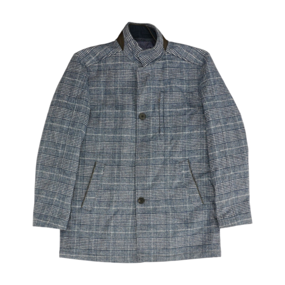 Blue Plaid Coat