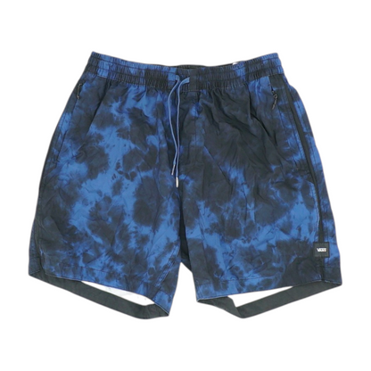 Navy Tie-Dye Active Shorts
