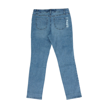 Blue Long Slim Jeans