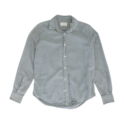 isto Gray Striped Flannel Button Down – Image 1