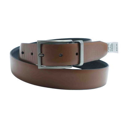 Black Reversible Faux Leather Belt