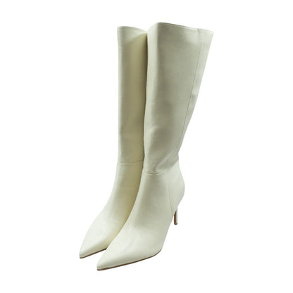 Ivory Knee High Boots