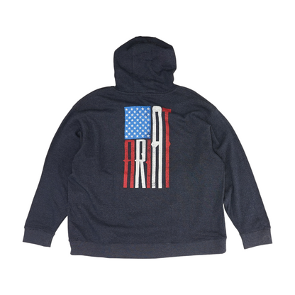 Navy Solid Hoodie Pullover