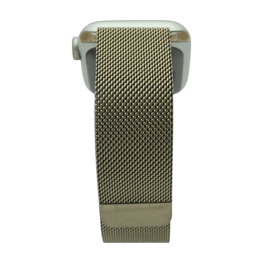40mm Series SE Silver Smartwatch Gold Band S/M