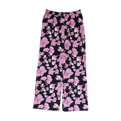 Purple Floral Pants