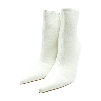 White Ankle Boots