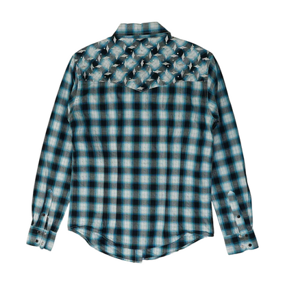 Blue Plaid Button Down