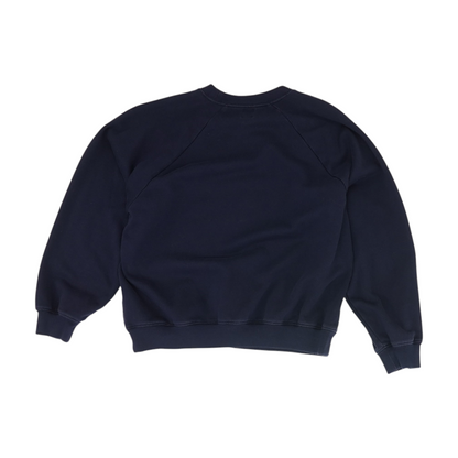 Navy Solid Sweatshirt Pullover