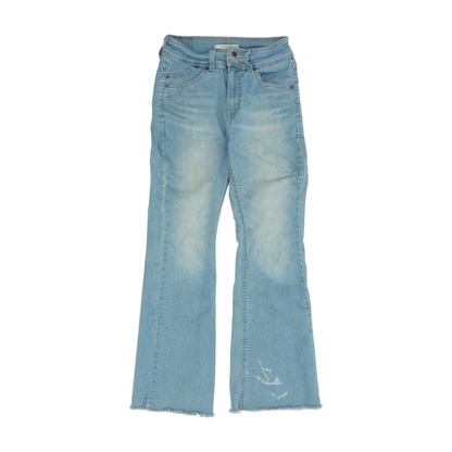 Blue Wide Leg Jeans