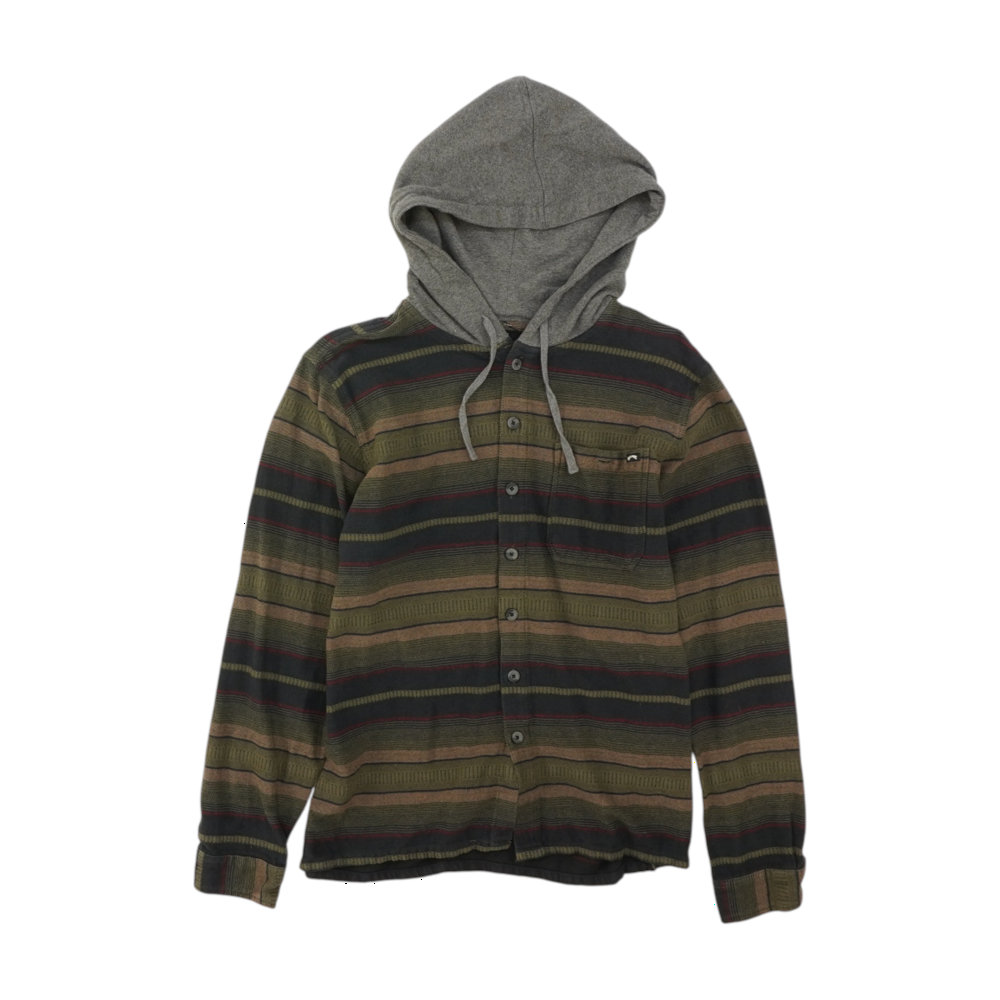Multi Striped Flannel Button Down