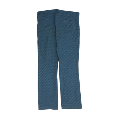Blue Petite Print Regular Pants