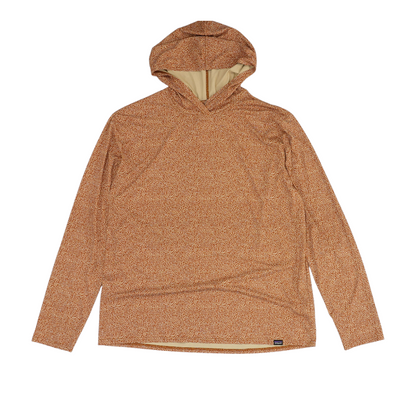 Brown Abstract Active T-Shirt