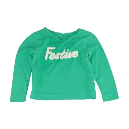 Green Graphic Crewneck T Shirt