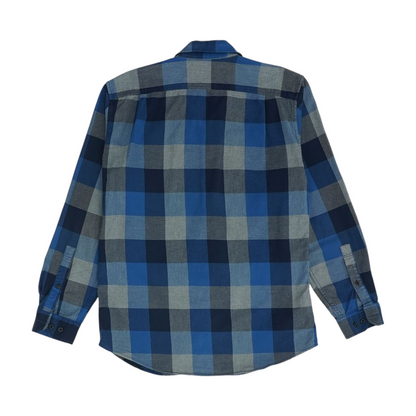 Blue Check Long Sleeve Button Down