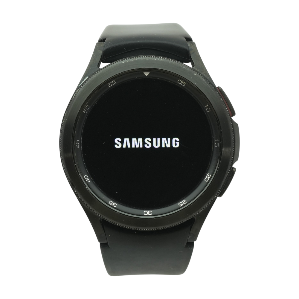 42mm Galaxy Watch4 Classic Black Smartwatch Black Band S/M