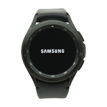 42mm Galaxy Watch4 Classic Black Smartwatch Black Band S/M