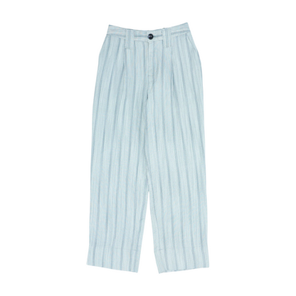 Gray Striped Pants