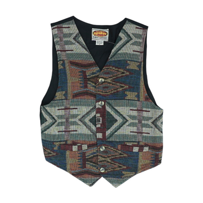 Vintage Aztec Print Vest