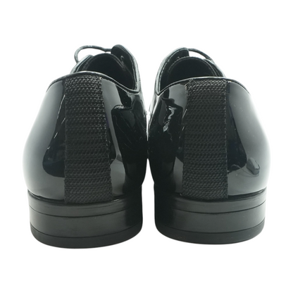 Black Lace-Up Dress Shoes