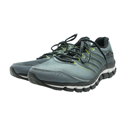 Gray Low-Top Athletic Shoes