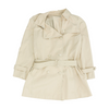Beige Petite Solid Coat