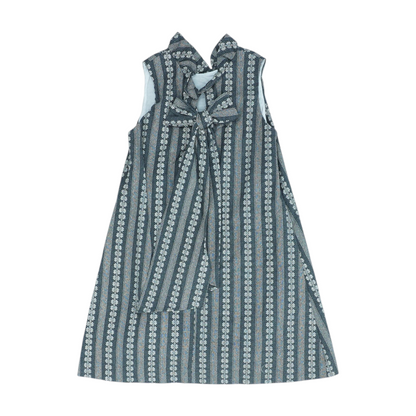 Charcoal Print Dress