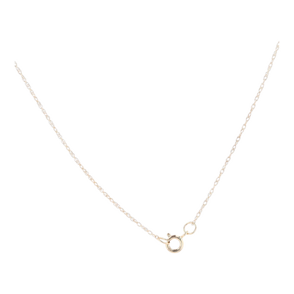 10K Two-Tone Gold Emerald Pendant Necklace