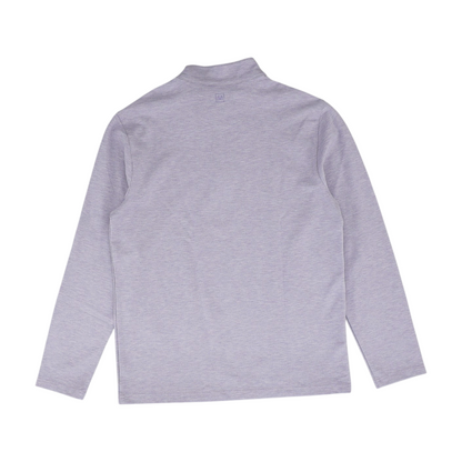 Purple Solid 1/4 Zip Pullover