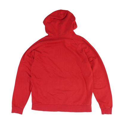 Red Solid Hoodie Pullover