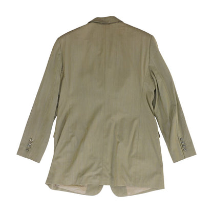 Beige Striped Sport Coat