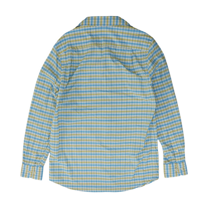 Blue Check Long Sleeve Button Down