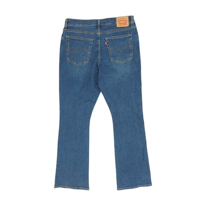 Blue Bootcut Jeans