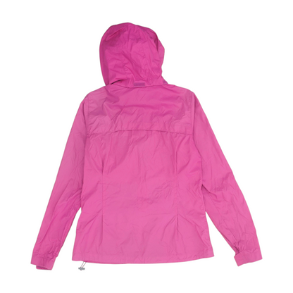 Pink Solid Rain Jacket