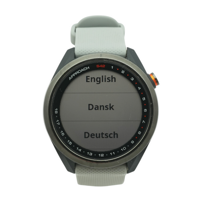 43mm Approach S42 Black Smartwatch Gray Band S/M