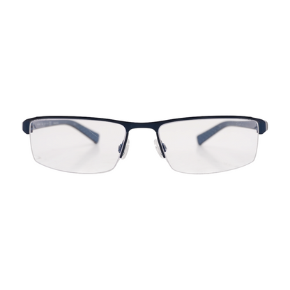 Navy NIKE 8097 Rectangle Prescription Eyewear