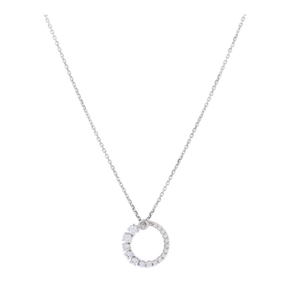 Costume Cubic Zirconia Pendant Necklace